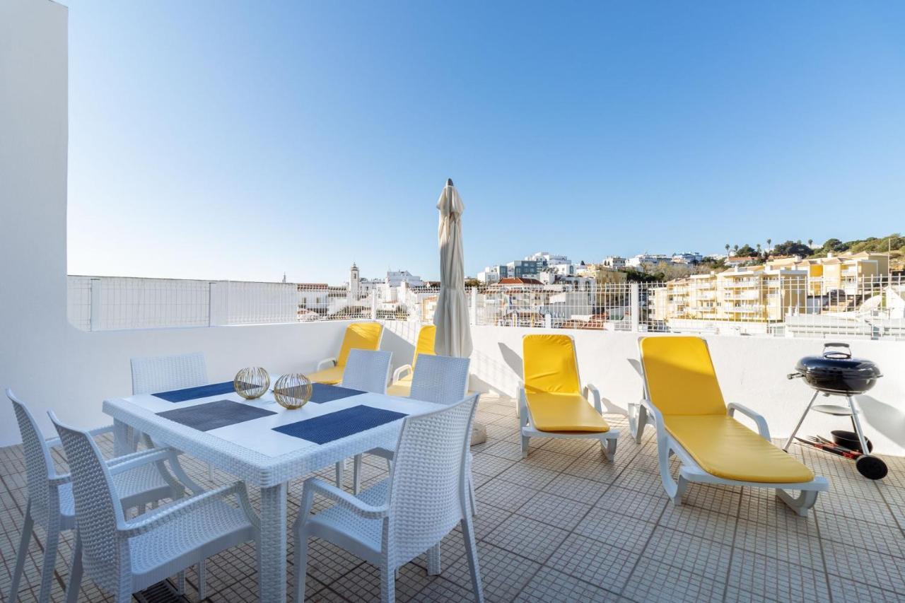 Top renoviertes Apartment mit großer Terrasse Albufeira Buitenkant foto